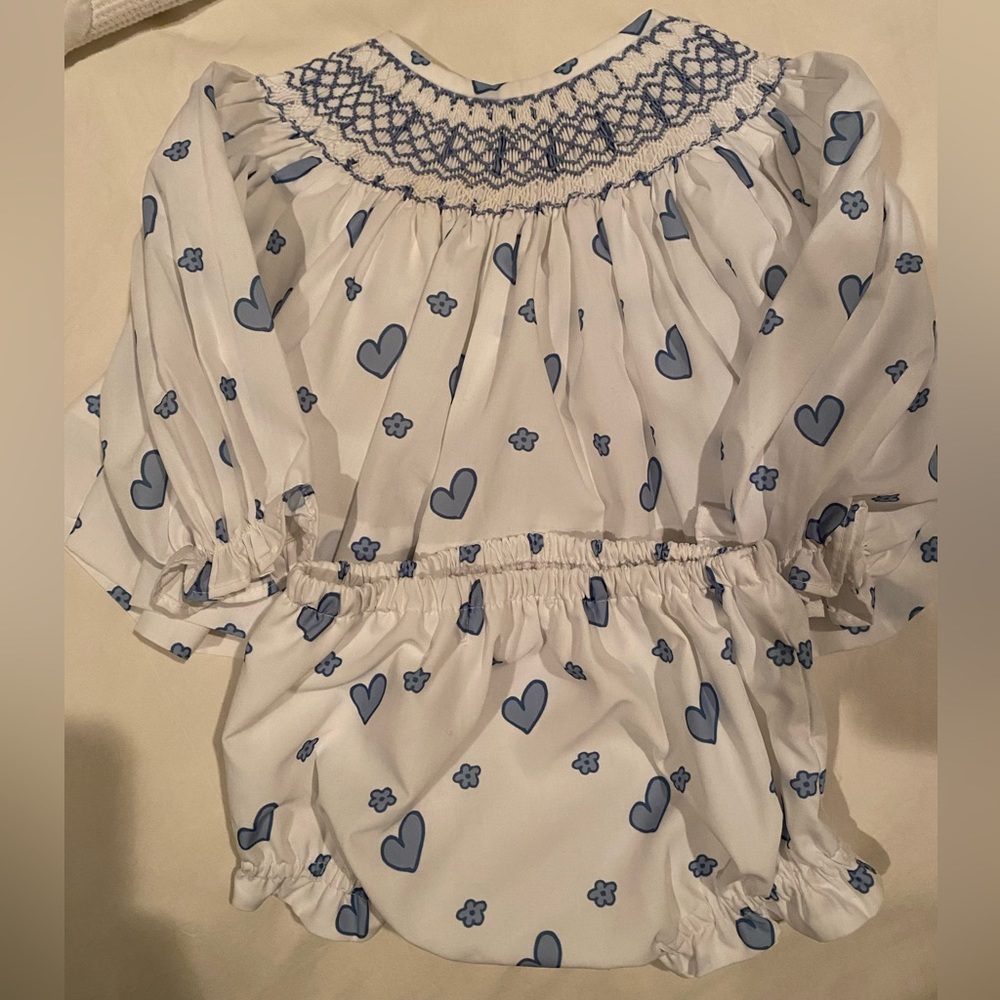 Long sleeve diaper set